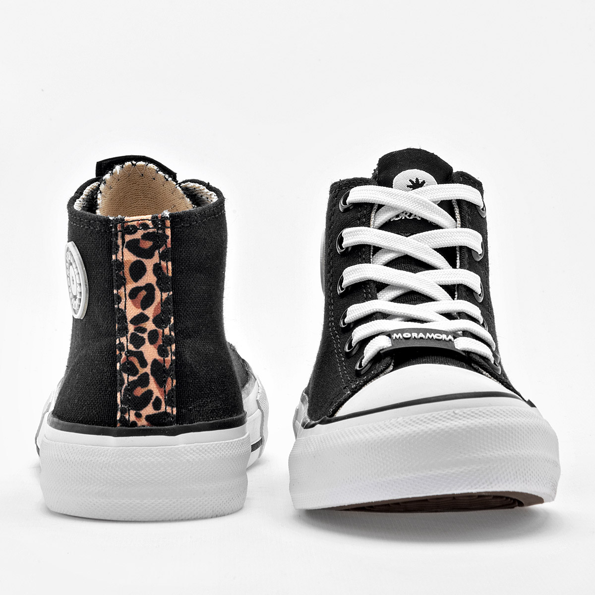 Foto 2 | Moramora Tenis Urbano Para Niña Negro Cod.132592