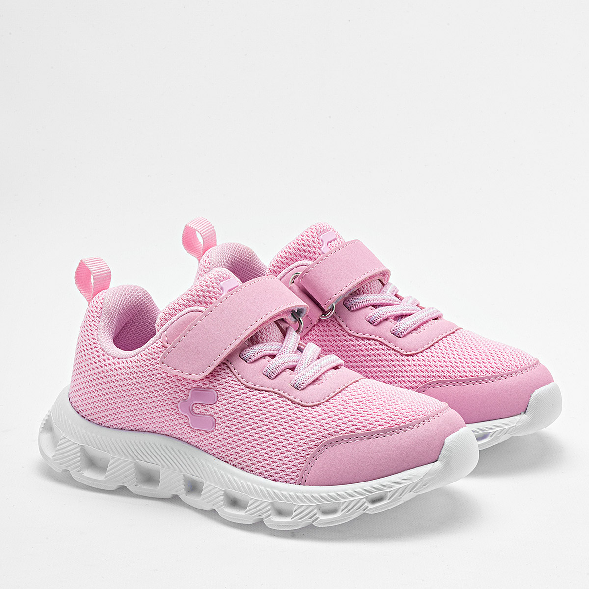 Charly Tenis Deportivo Para Niña Rosa, Agujeta Elastica, Walking,   Cod.131611