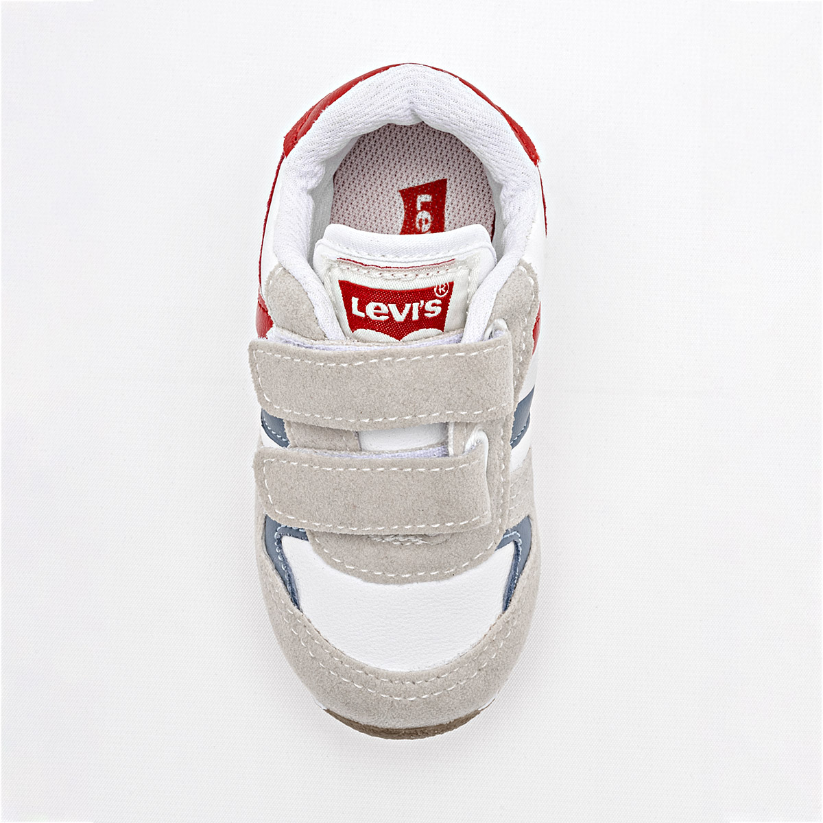 Foto 2 pulgar | Levi's Tenis Para Bebé Niño Gris Multicolor Cod.133359