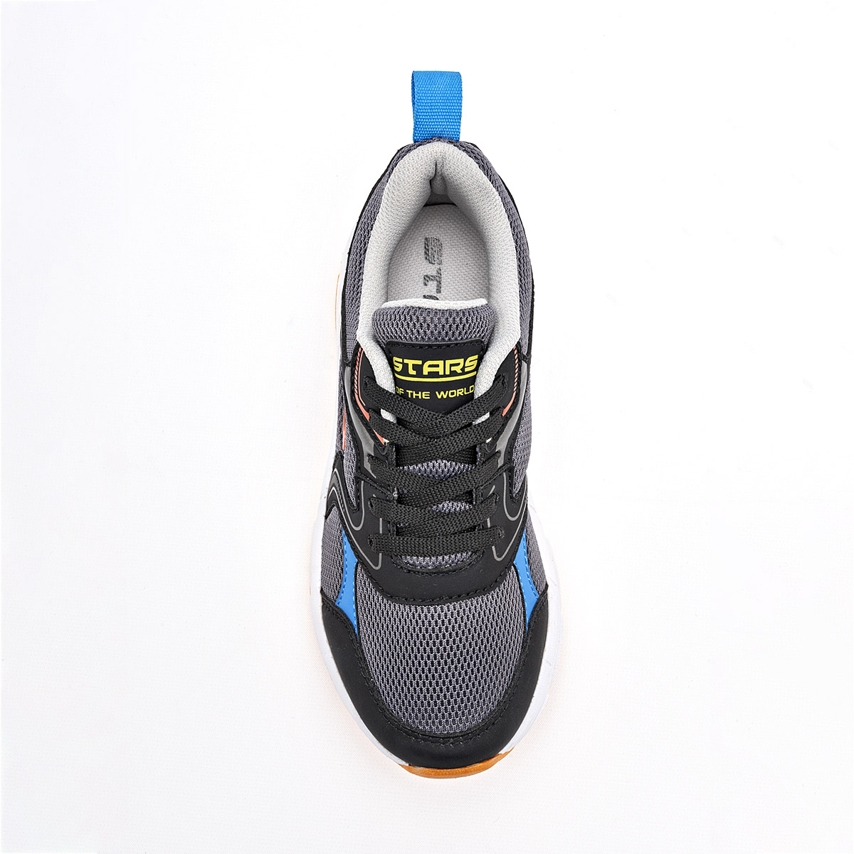 Stars Of The World Tenis Deportivo Para Niño Gris Negro Cod.133460