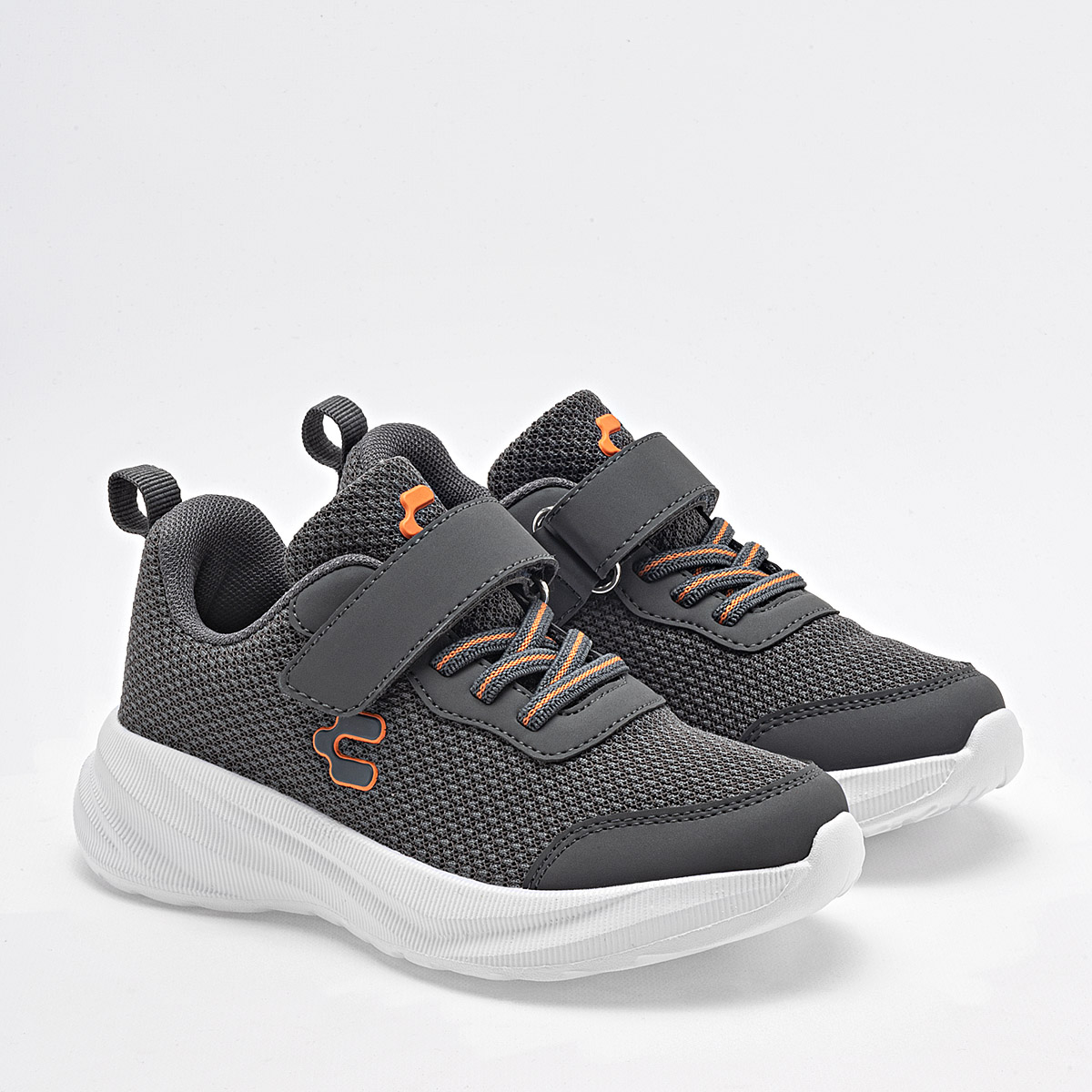 Charly Tenis Deportivo Para Niño Gris, Agujeta Elastica, ,  Walking Cod.131613