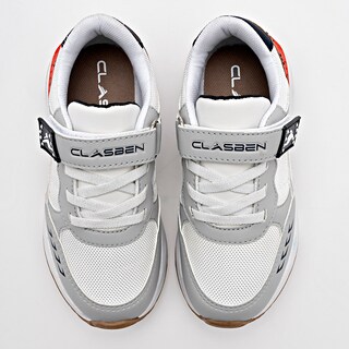 Foto 2 | Clasben Tenis Urbano Para Niño Blanco Gris Camel Cod.131988