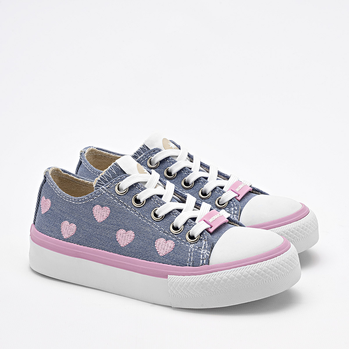 Moramora Tenis Urbano Para Niña Azul Rosa Cod.132584