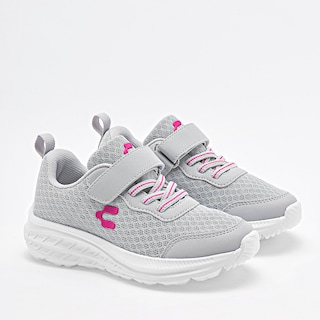 Foto 1 | Charly Tenis Deportivo Para Niña Gris, Running, , Agujeta Elastica Cod.131602