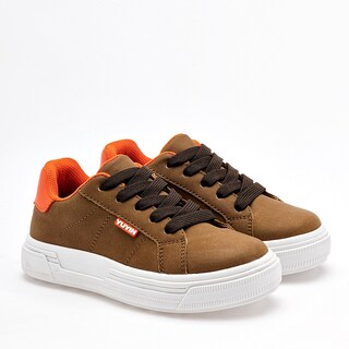 Foto 1 | Yuyin Tenis Urbano Para Niño Camel Naranja Cod.132976