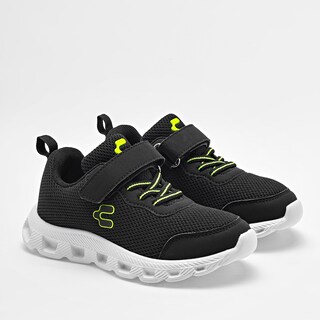 Foto 1 | Charly Tenis Deportivo Para Niño Negro, Walking, , Agujeta Elastica Cod.131608