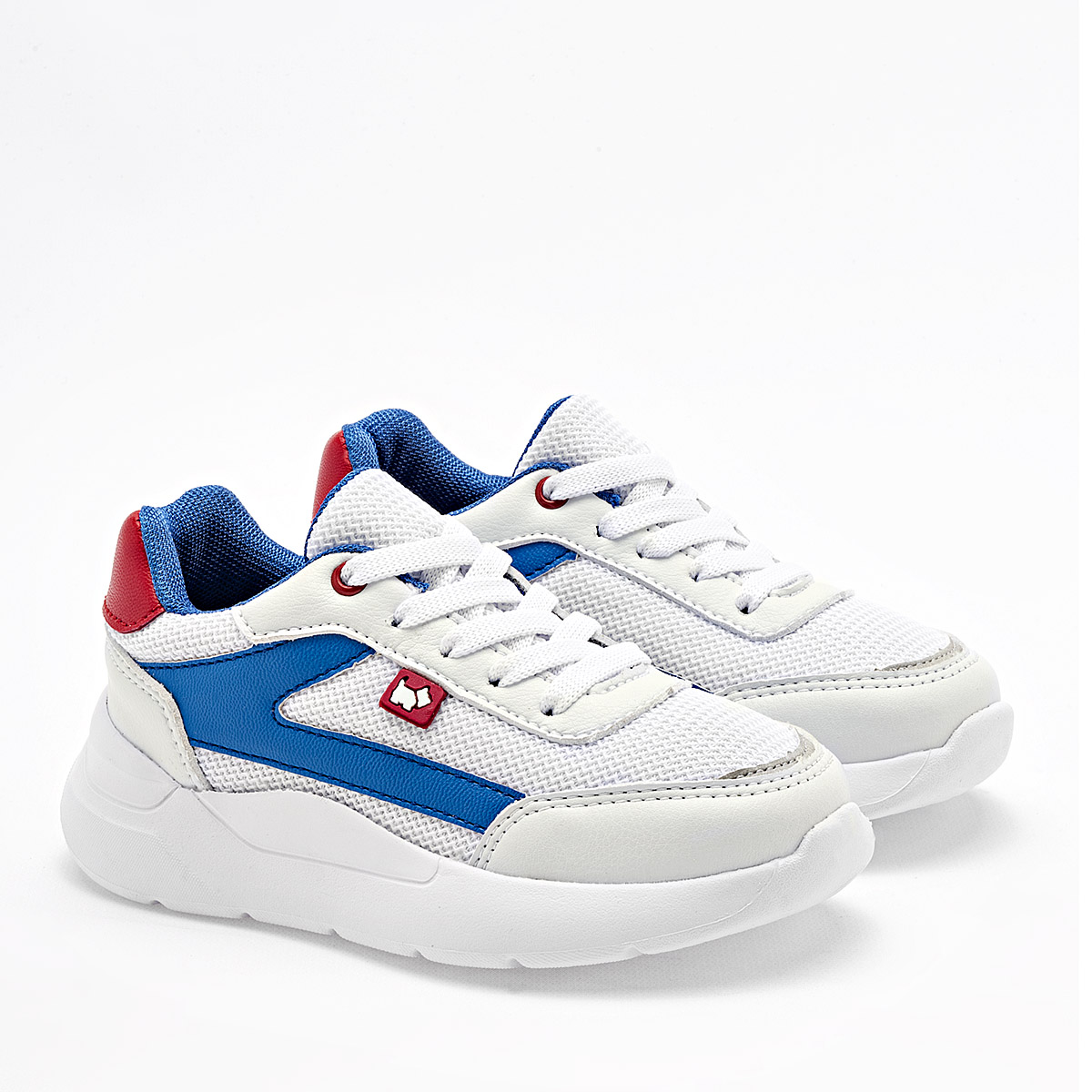 Foto 1 | Ferrioni Tenis Urbano Para Niño Blanco Azul Rojo Cod.132125