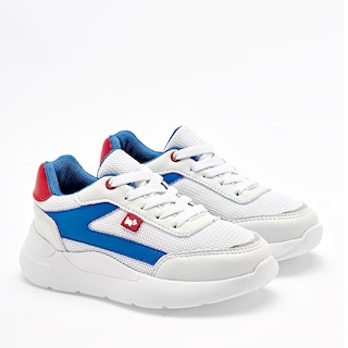 Foto 1 | Ferrioni Tenis Urbano Para Niño Blanco Azul Rojo Cod.132125