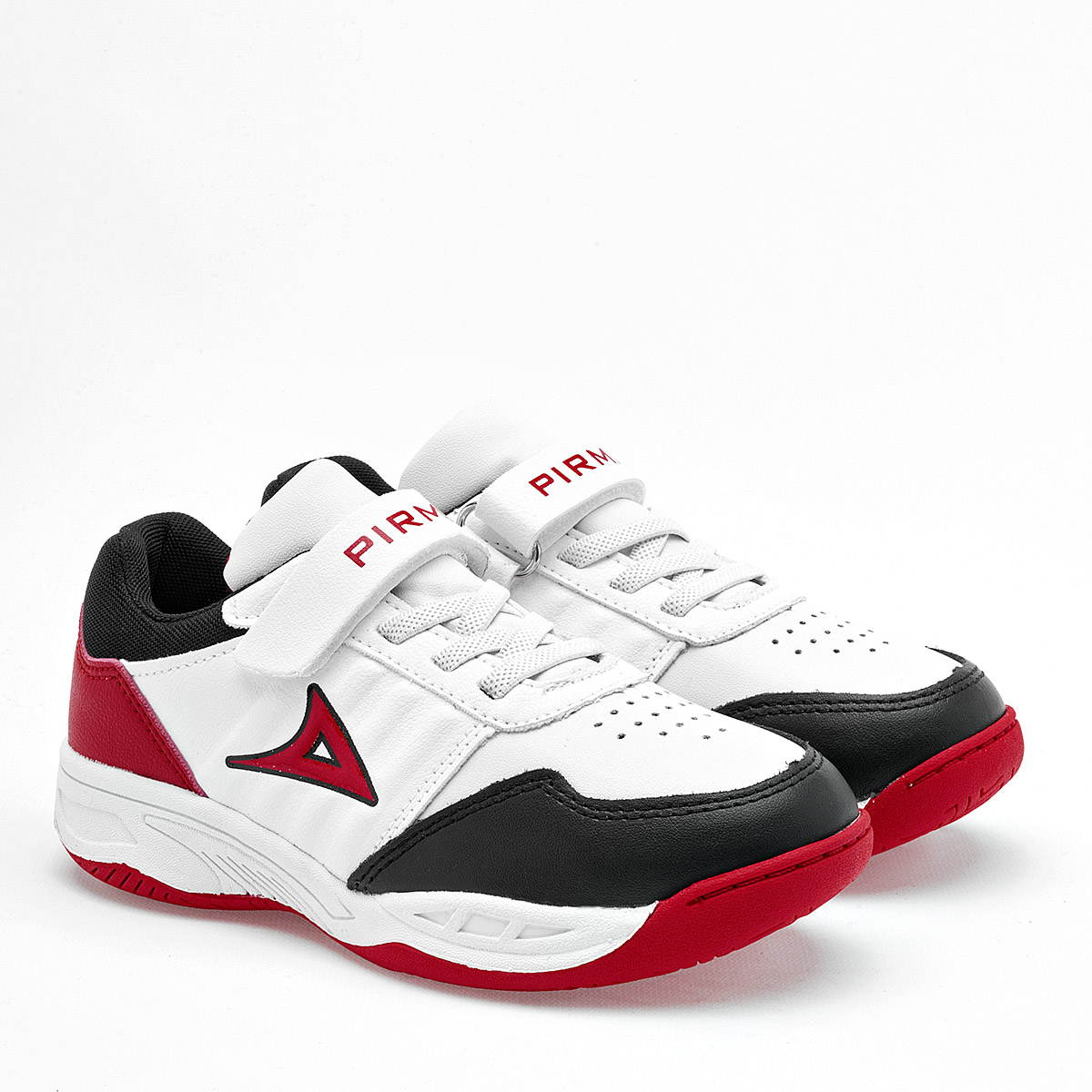 Foto 1 | Pirma Tenis Deportivo Para Niño Blanco Negro Rojo Cod.132746