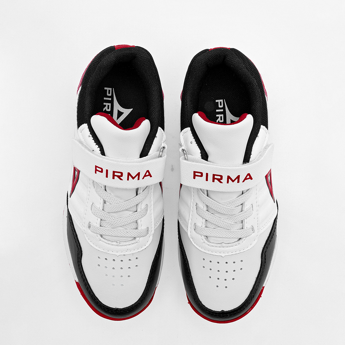 Foto 2 | Pirma Tenis Deportivo Para Niño Blanco Negro Rojo Cod.132746