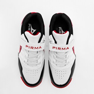 Foto 2 | Pirma Tenis Deportivo Para Niño Blanco Negro Rojo Cod.132746