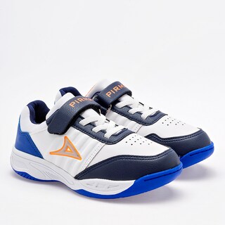 Foto 1 | Pirma Tenis Deportivo Para Niño Blanco Marino, Agujeta Elastica Cod.132745