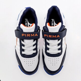 Foto 2 | Pirma Tenis Deportivo Para Niño Blanco Marino, Agujeta Elastica Cod.132745