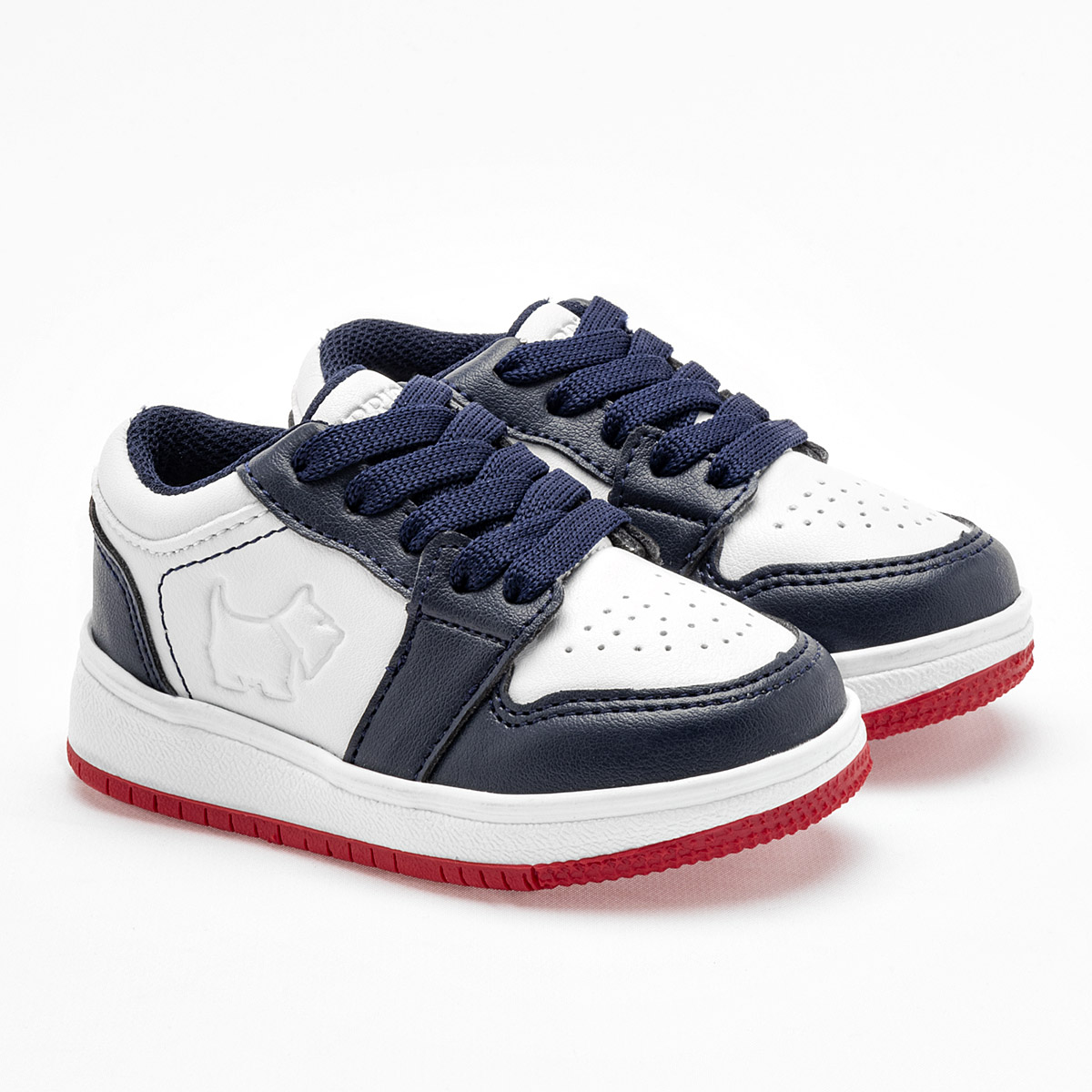 Foto 1 | Ferrioni Tenis Para Bebé Niño Blanco Marino Cod.133344