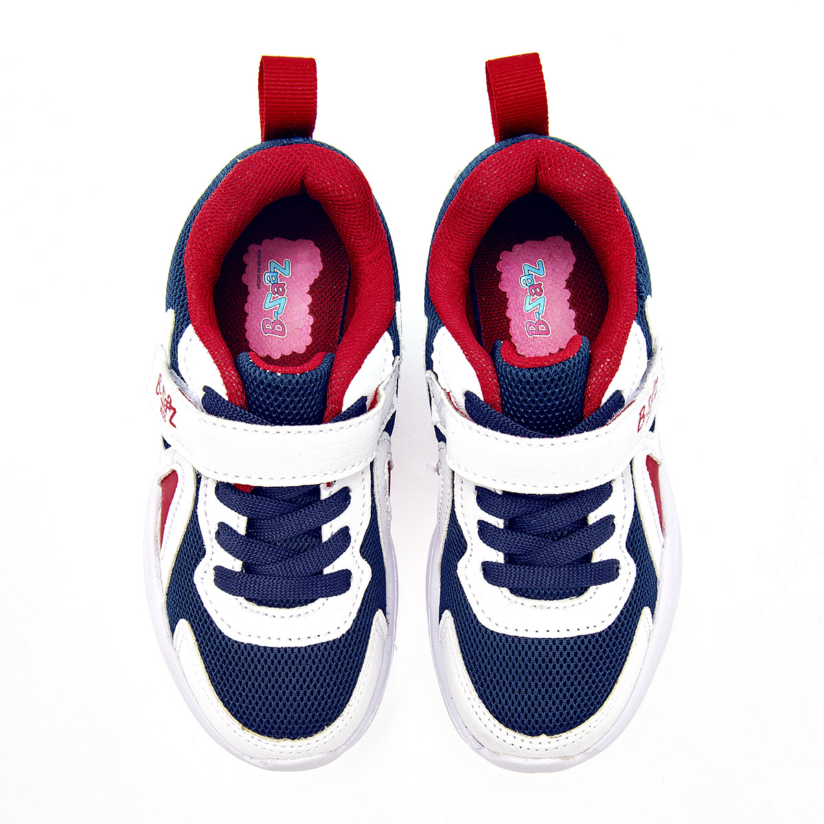 Foto 2 | B-zaaz Tenis Urbano Para Niño Blanco Marino Rojo Cod.131895