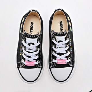 Foto 2 | Moramora Tenis Urbano Para Niña Negro Cod.132585