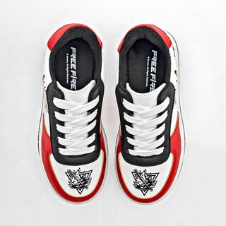 Foto 2 | Licencias Yuyin Tenis Urbano Para Niño Blanco Negro Rojo Cod.132408
