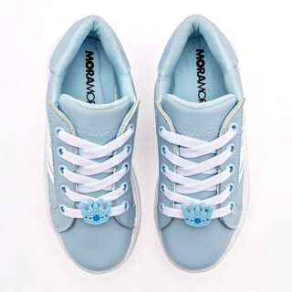Foto 2 | Moramora Tenis Urbano Para Niña Azul Blanco Cod.132568