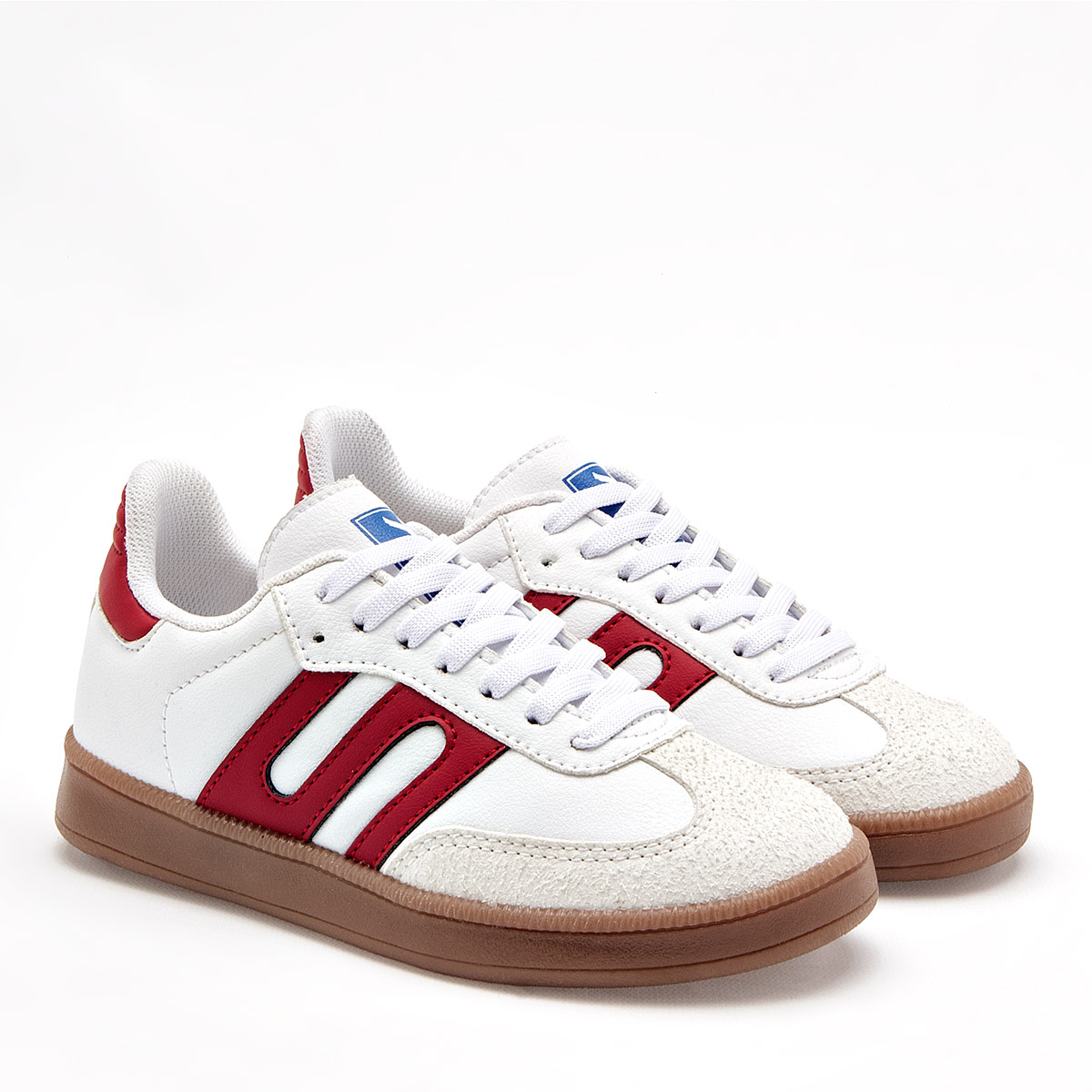 Foto 1 | American Fire Tenis Urbano Para Niño Blanco Rojo Cod.131762