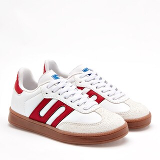 Foto 1 | American Fire Tenis Urbano Para Niño Blanco Rojo Cod.131762
