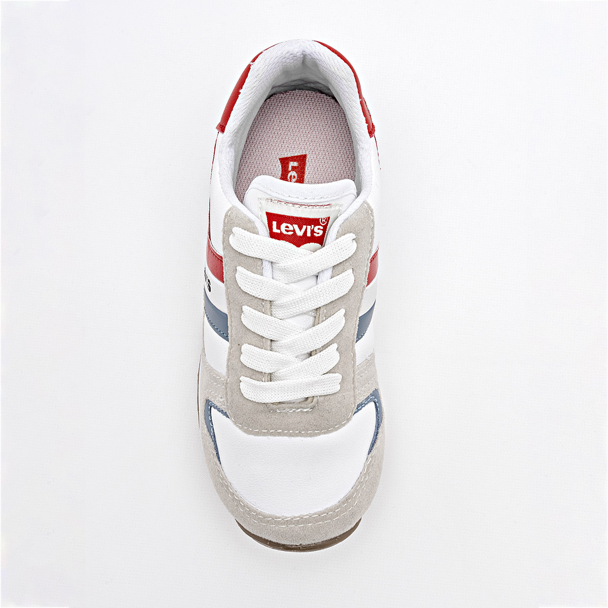 Foto 2 pulgar | Levi's Tenis Urbano Para Niño Gris Multicolor Cod.133360