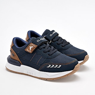 Foto 1 | Clasben Tenis Urbano Para Niño Marino Camel Cod.131989