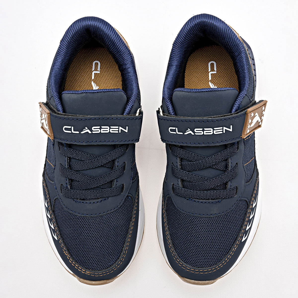 Foto 2 | Clasben Tenis Urbano Para Niño Marino Camel Cod.131989