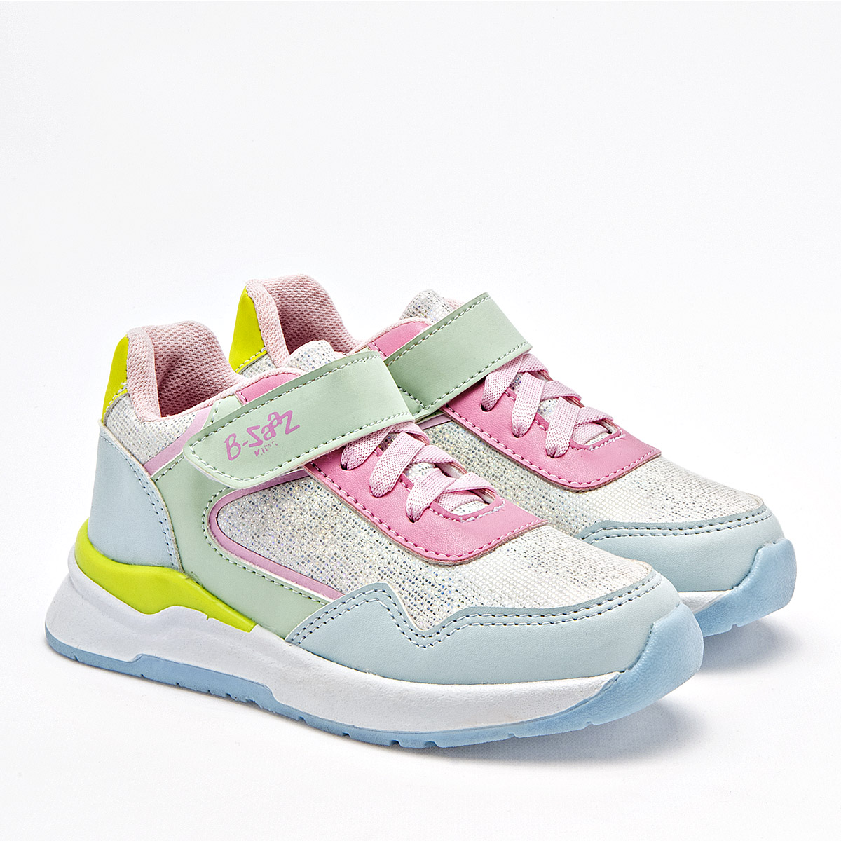 Foto 1 | B-zaaz Tenis Urbano Para Niña Plata Multicolor Cod.131896