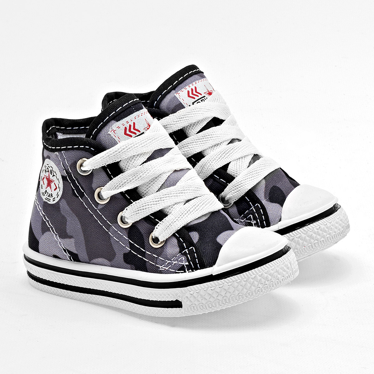 Foto 1 | Koby Star Tenis Para Bebé Niño Negro Gris Cod.133354