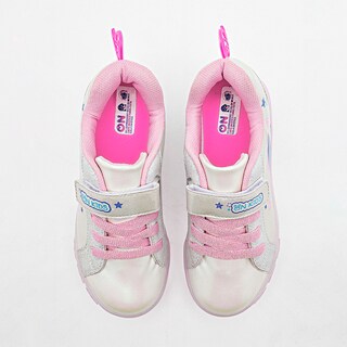 Foto 2 | On Kids Tenis Urbano Para Niña Blanco Plata Tornasol, Con Luces Cod.132689