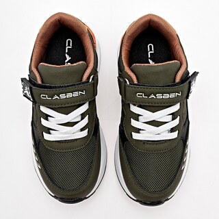 Foto 2 | Clasben Tenis Urbano Para Niño Olivo Negro Camel Cod.131990