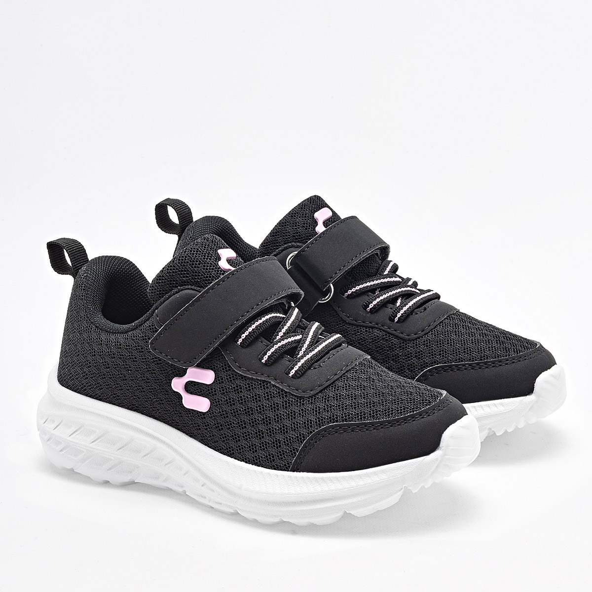 Charly Tenis Deportivo Para Niña Negro, Running,  , Agujeta Elastica Cod.131603