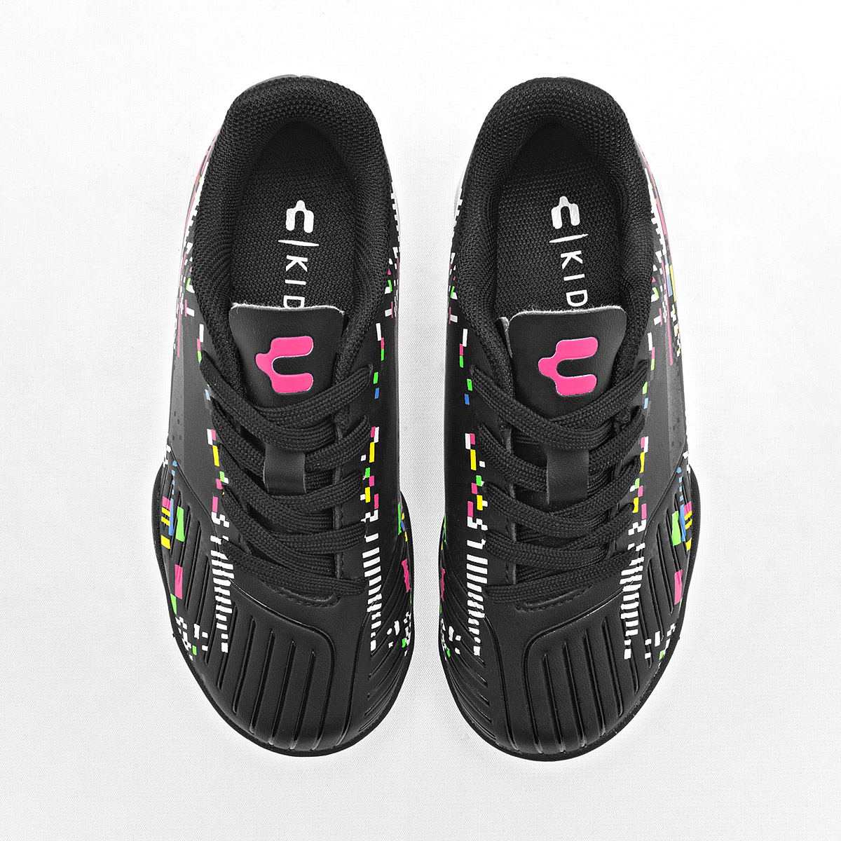 Foto 2 | Charly Tenis Deportivo Para Niño Negro Multicolor, Futbol Cod.129634