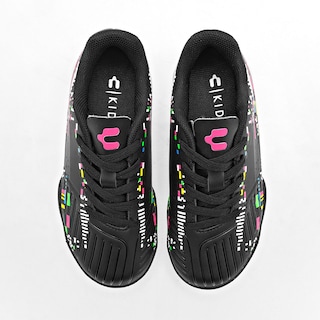 Foto 2 | Charly Tenis Deportivo Para Niño Negro Multicolor, Futbol Cod.129634