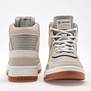 Foto 2 | Newk Tenis Urbano Para Niño Latte Gris Cod.132672