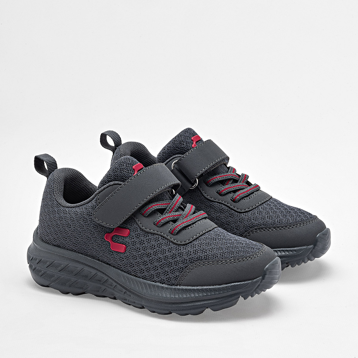 Charly Tenis Deportivo Para Niño Gris, Running,  , Agujeta Elastica Cod.131601