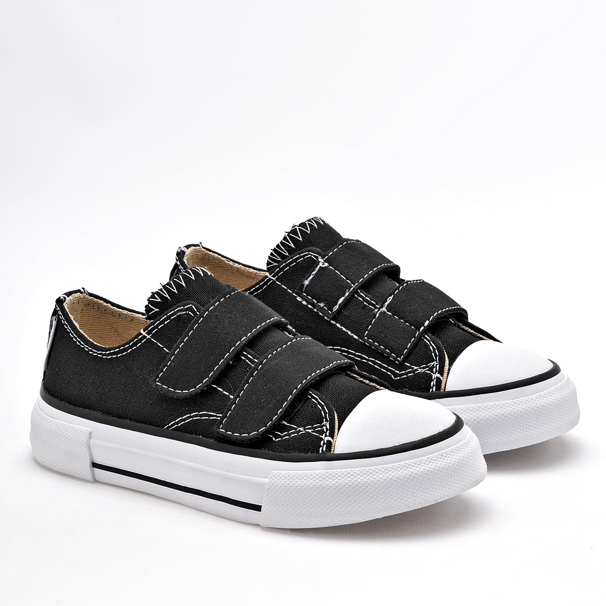 Foto 1 | Moramora Tenis Urbano Para Niña Negro Cod.132590