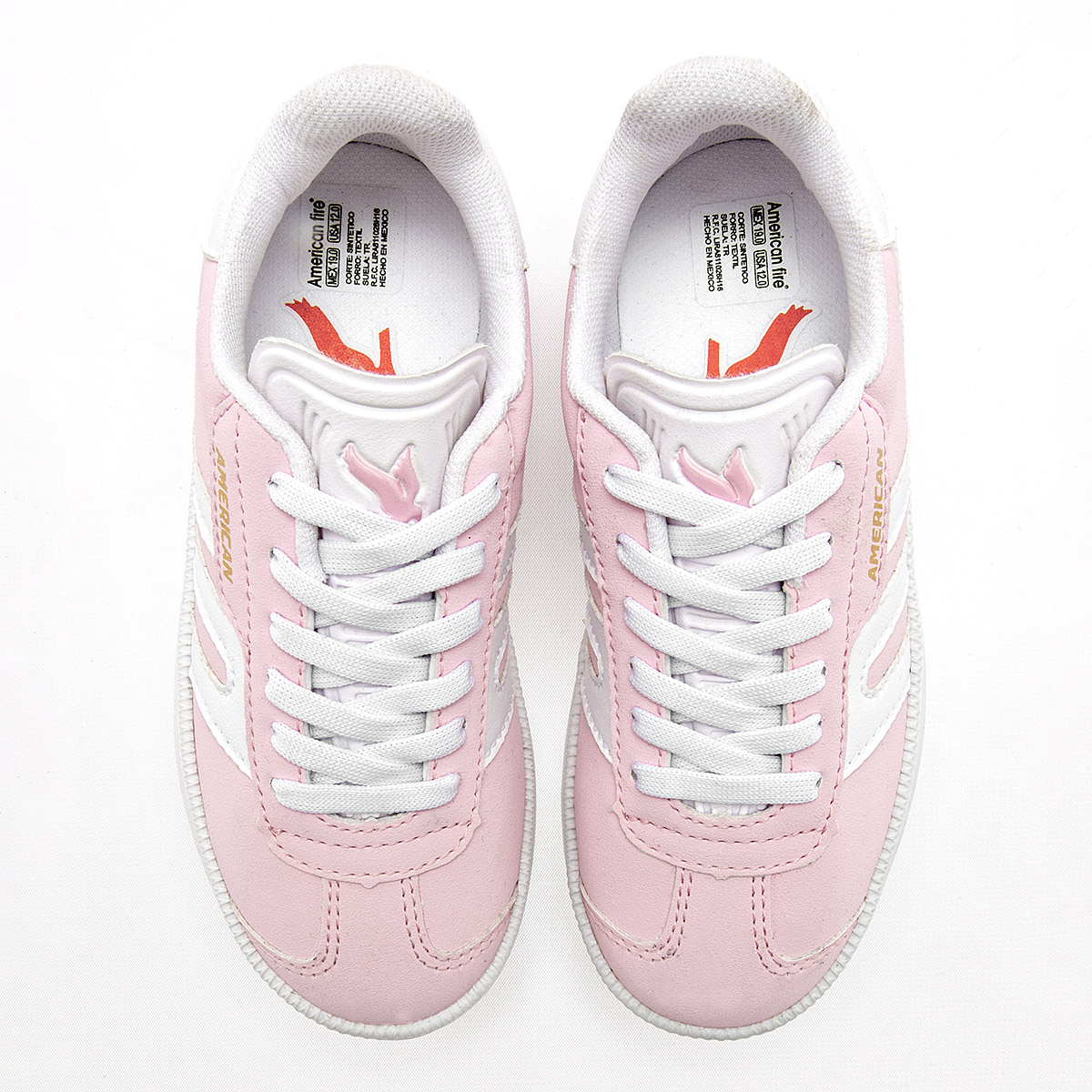 Foto 2 | American Fire Tenis Urbano Para Niña Rosa Blanco Cod.131767