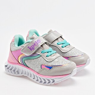 Foto 1 | Lux-10 Tenis Urbano Para Niña Plata Multicolor Cod.132427