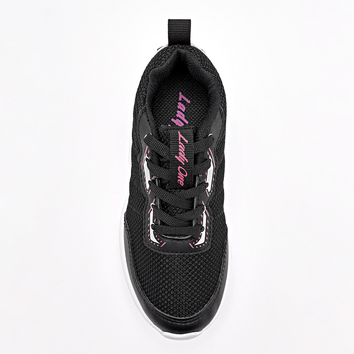 Foto 1 | Lady One Tenis Urbano Para Niña Negro Cod.132346