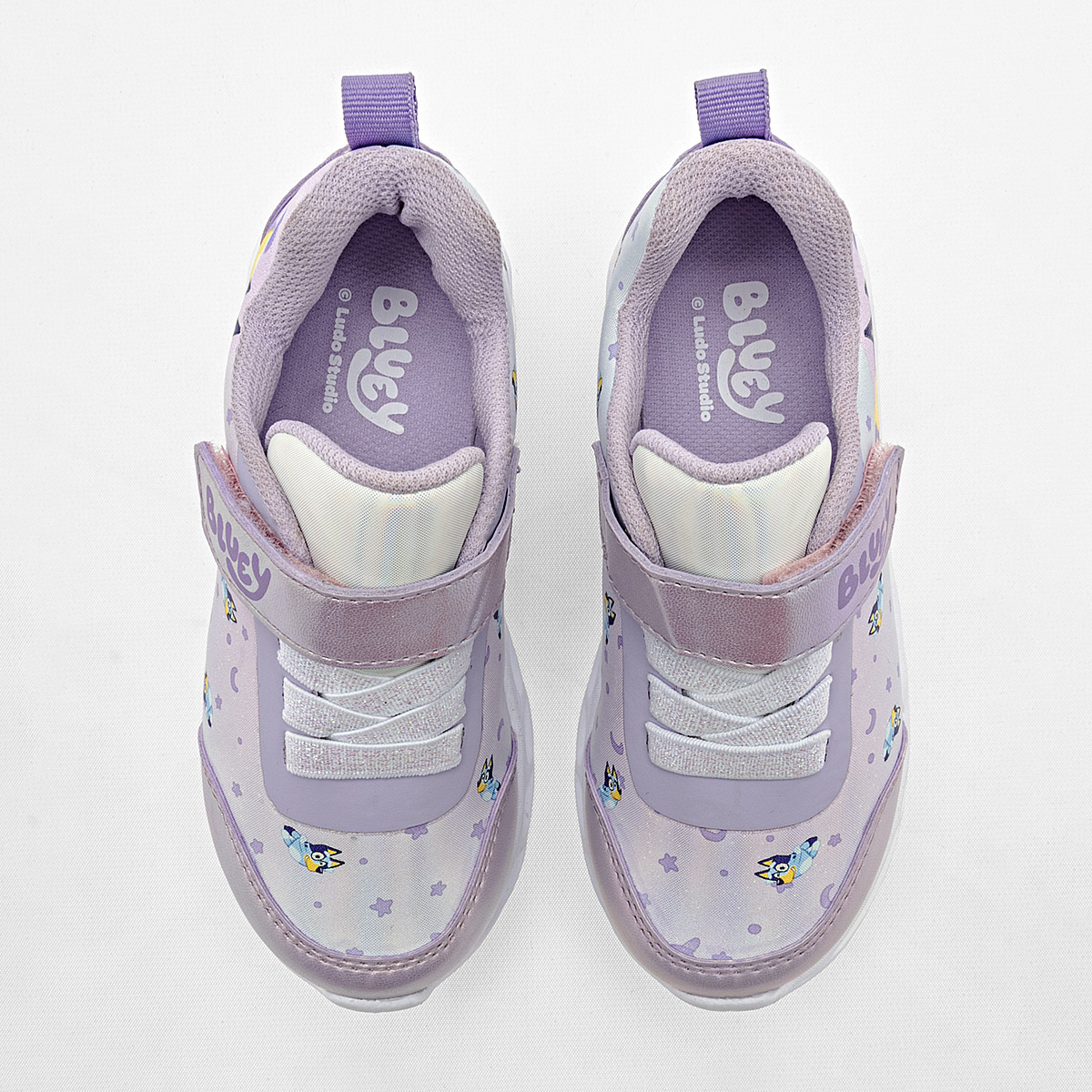 Foto 2 | Licencias Tropicana Tenis Urbano Para Niña Lila Multicolor, Con Luces, Agujeta Elastica Cod.132394