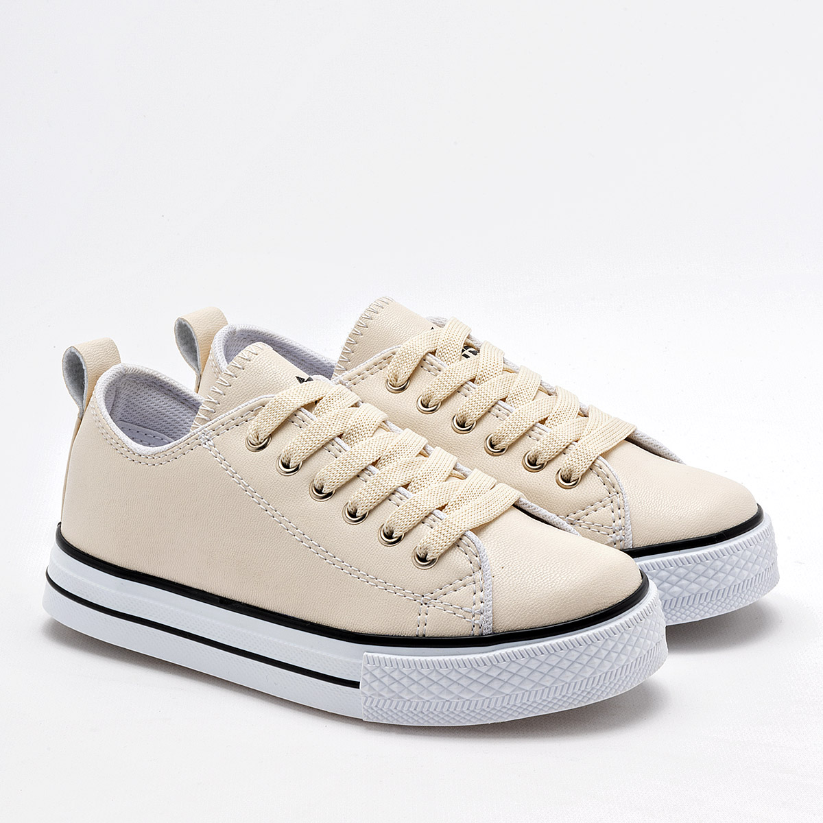 Foto 2 pulgar | All Teen Tenis Urbano Para Niña Beige Cod.131758