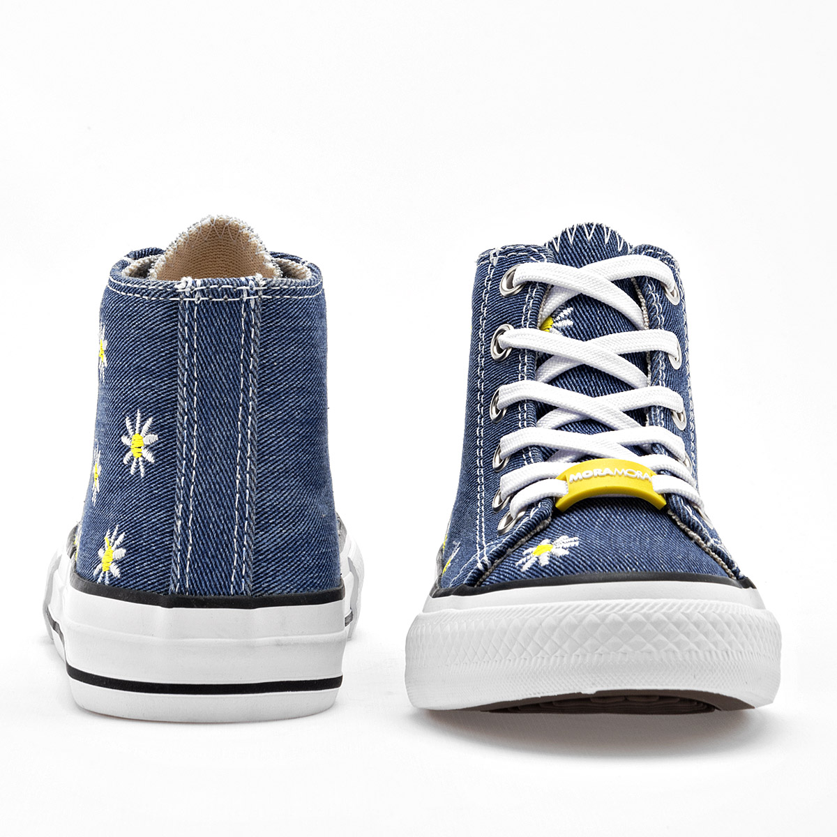Foto 2 | Moramora Tenis Urbano Para Niña Azul Cod.132593