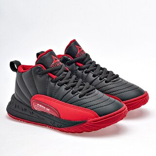 Foto 1 | Pirma Tenis Deportivo Para Niño Negro Rojo Cod.132719