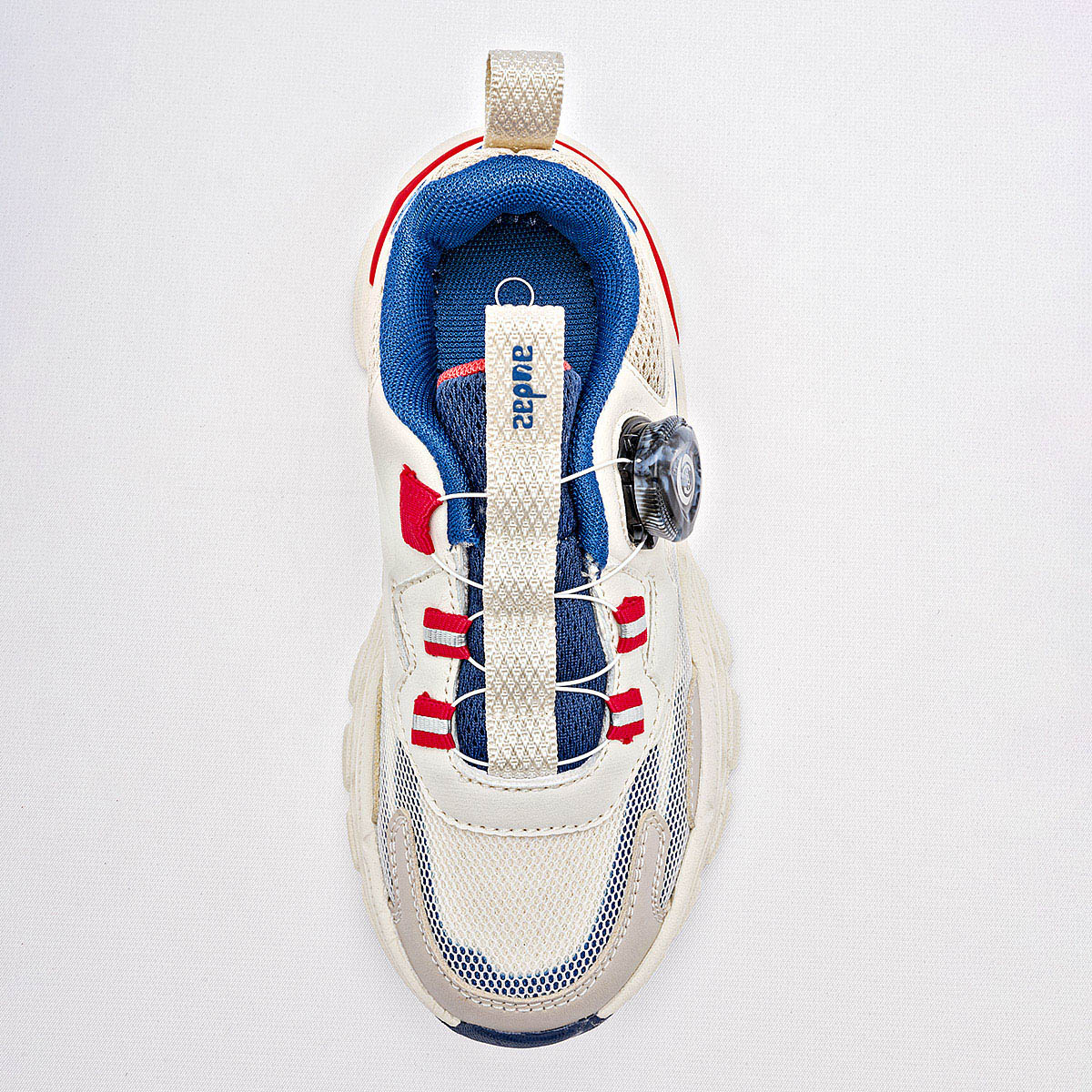 Foto 1 | Audaz Tenis Urbano Para Niño Blanco Azul Cod.131809