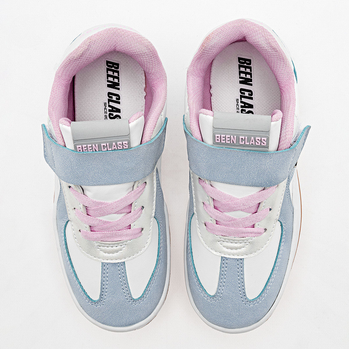 Foto 2 | Been Class Tenis Urbano Para Niña Blanco Azul Cod.131860
