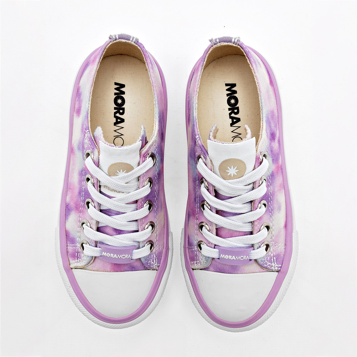 Foto 2 | Moramora Tenis Urbano Para Niña Lila Cod.133399