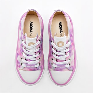 Foto 2 | Moramora Tenis Urbano Para Niña Lila Cod.133399