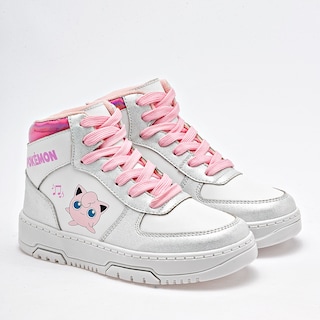 Foto 1 | Licencias Yuyin Tenis Urbano Para Niña Blanco Plata Rosa Cod.132411