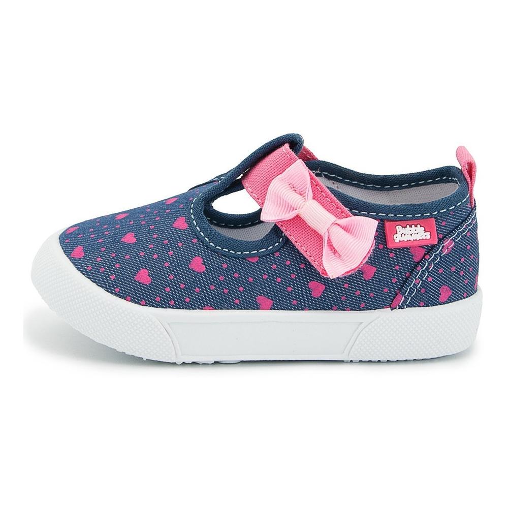 Foto 4 pulgar | Tenis Niña Bubble Gummers Dolly Talla 12-17 Azul Marino